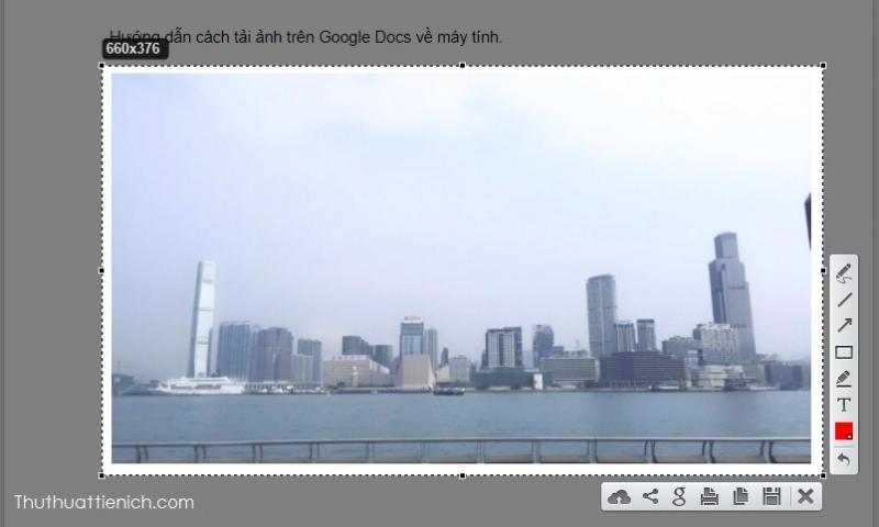 Hướng dẫn tải hình ảnh trên Google Docs về máy tính